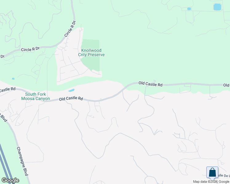 map of restaurants, bars, coffee shops, grocery stores, and more near 9152 Old Castle Road in Valley Center