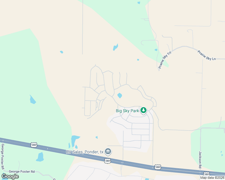 map of restaurants, bars, coffee shops, grocery stores, and more near Unnamed Road in Krum