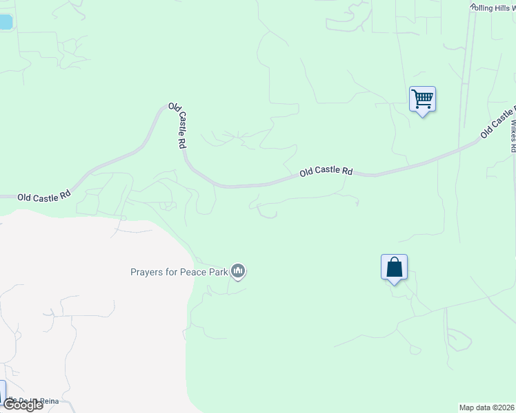 map of restaurants, bars, coffee shops, grocery stores, and more near 29792 Castleridge Road in Valley Center