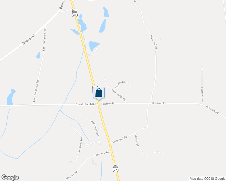 map of restaurants, bars, coffee shops, grocery stores, and more near Quig Youngs Road in Moreland
