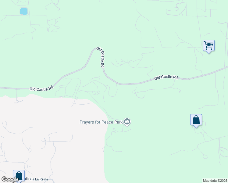 map of restaurants, bars, coffee shops, grocery stores, and more near 10361 Old Castle Road in Valley Center