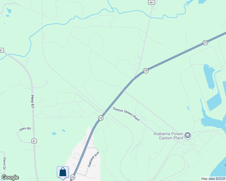 map of restaurants, bars, coffee shops, grocery stores, and more near 31745 Alabama 25 in Wilsonville