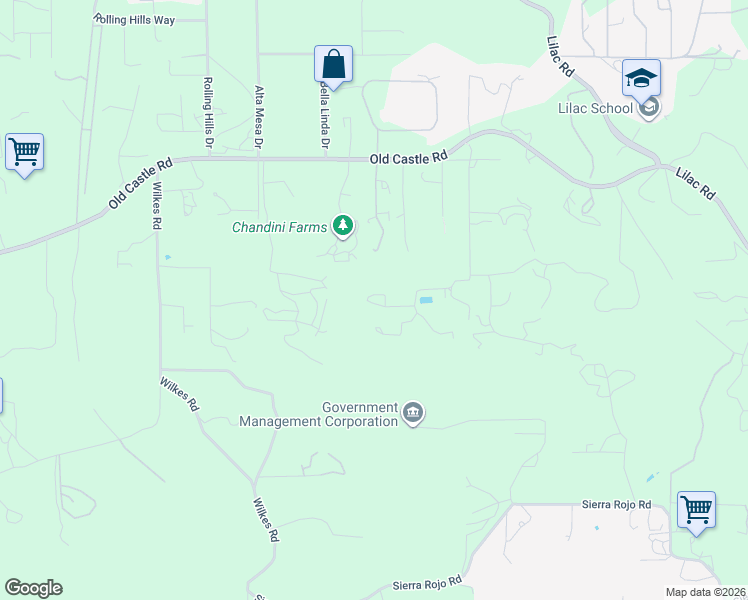 map of restaurants, bars, coffee shops, grocery stores, and more near 29756 Red Mountain Drive in Valley Center