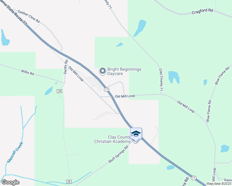 map of restaurants, bars, coffee shops, grocery stores, and more near 109 Old Mill Loop in Ashland