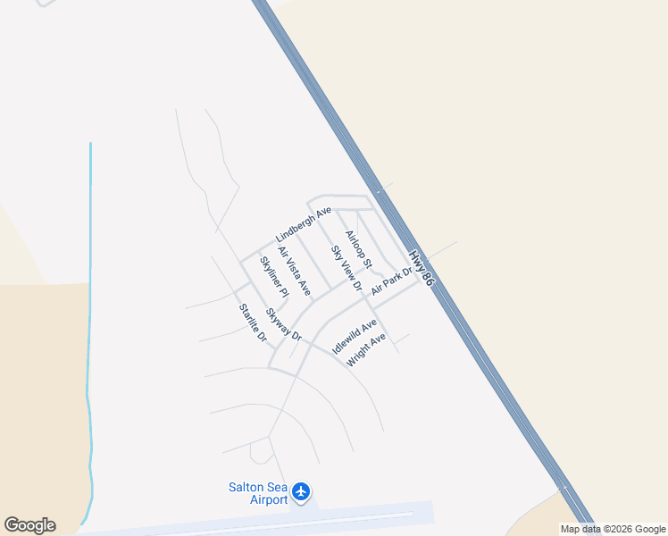 map of restaurants, bars, coffee shops, grocery stores, and more near 1713 Sky View Drive in Thermal