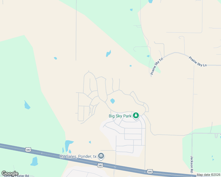 map of restaurants, bars, coffee shops, grocery stores, and more near Unnamed Road in Krum