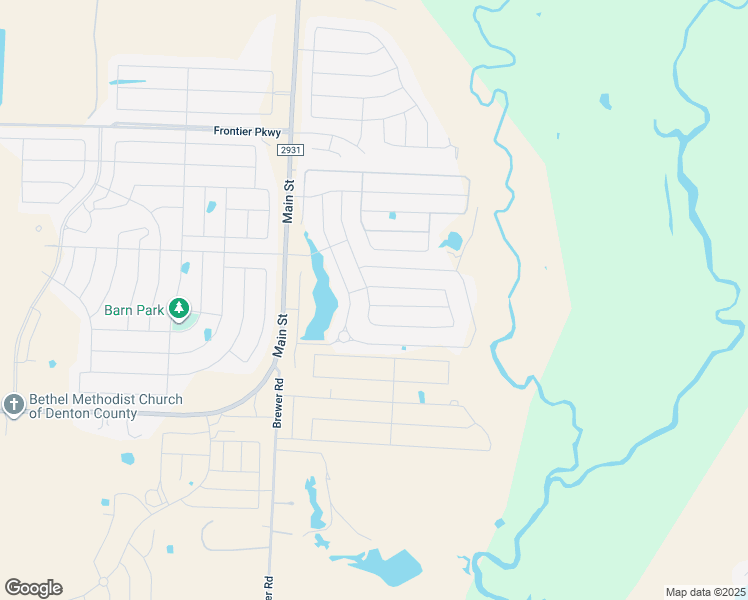 map of restaurants, bars, coffee shops, grocery stores, and more near in Aubrey