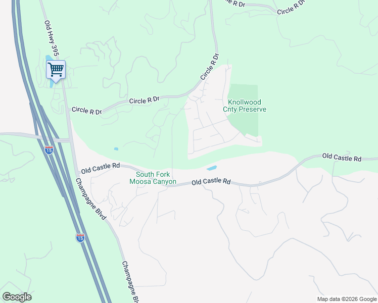 map of restaurants, bars, coffee shops, grocery stores, and more near 29604 Gracilior Drive in Escondido