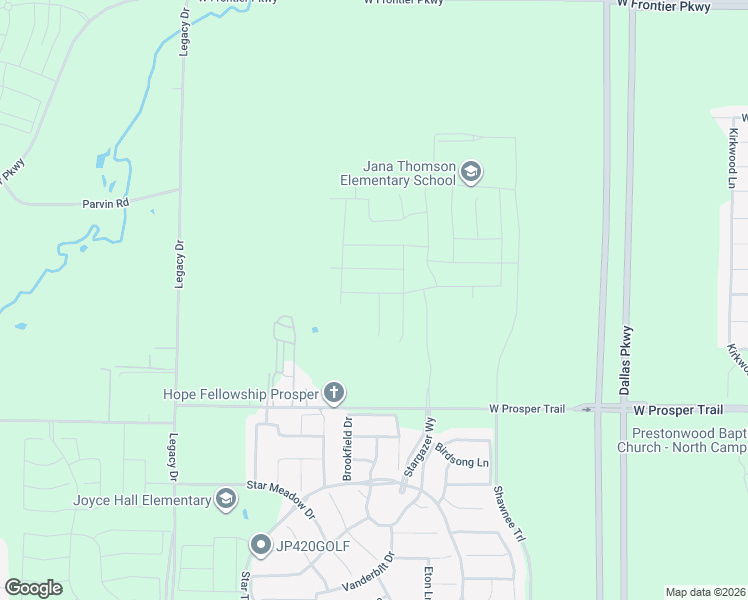 map of restaurants, bars, coffee shops, grocery stores, and more near 1911 Wynne Avenue in Prosper