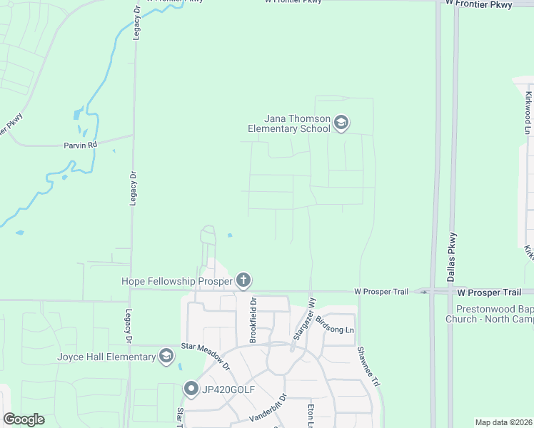 map of restaurants, bars, coffee shops, grocery stores, and more near 1911 Wynne Avenue in Prosper
