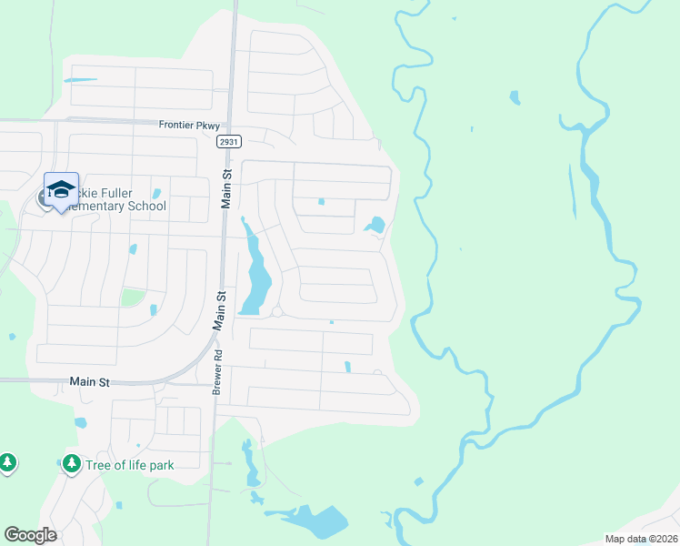 map of restaurants, bars, coffee shops, grocery stores, and more near 3800-4028 Farm to Market Road 2931 in Aubrey