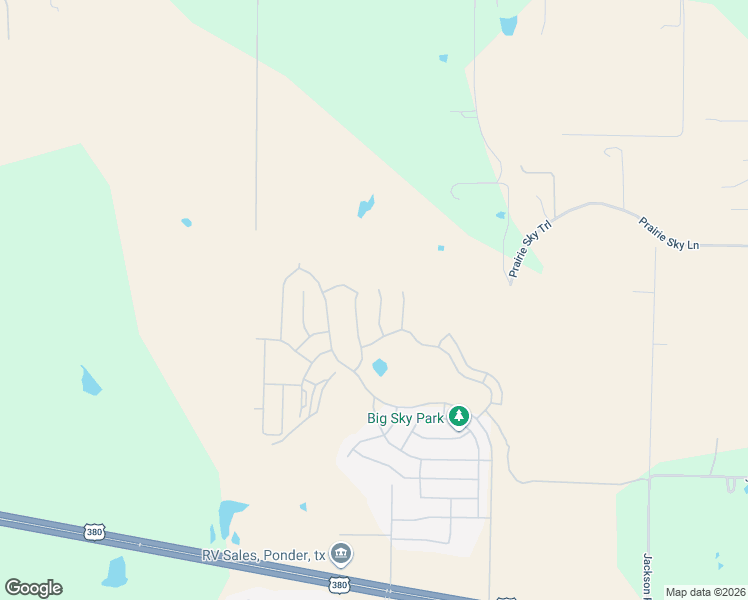 map of restaurants, bars, coffee shops, grocery stores, and more near Unnamed Road in Krum