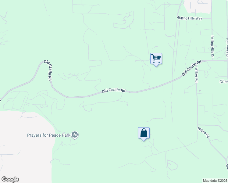 map of restaurants, bars, coffee shops, grocery stores, and more near 29792-29866 Castleridge Road in Valley Center