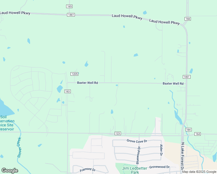 map of restaurants, bars, coffee shops, grocery stores, and more near 5713 Baxter Well Road in McKinney