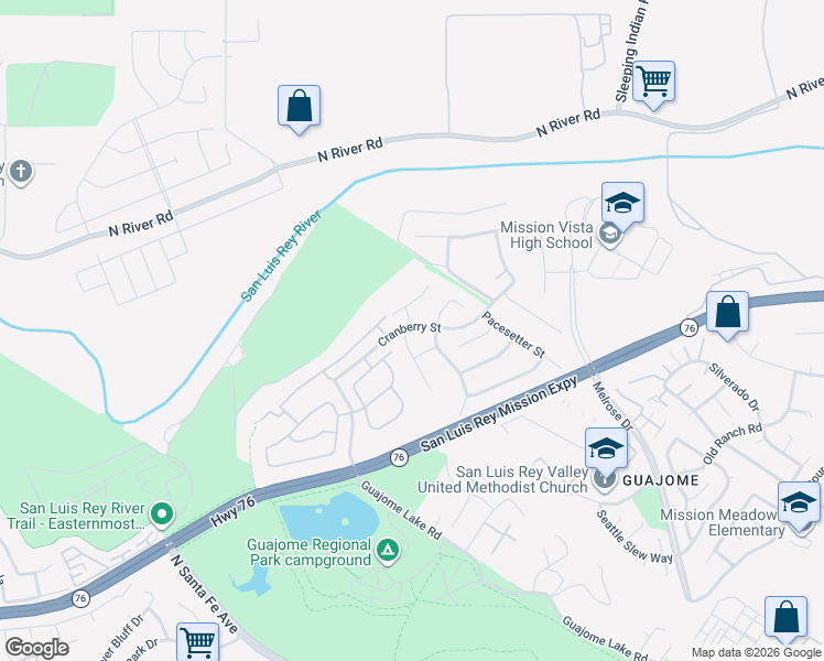 map of restaurants, bars, coffee shops, grocery stores, and more near 610 Edgewater Avenue in Oceanside