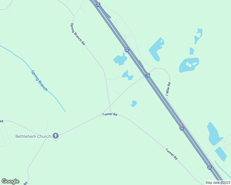 map of restaurants, bars, coffee shops, grocery stores, and more near 1166 7 Mile Road in Harleyville