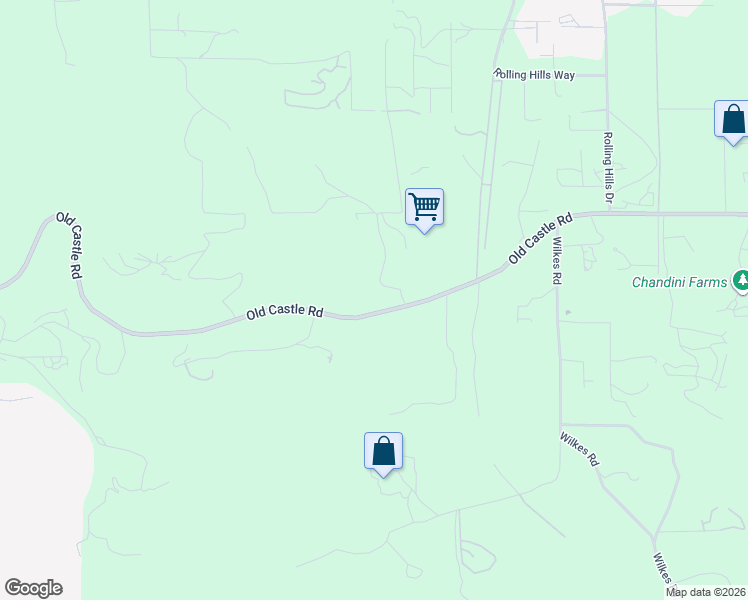 map of restaurants, bars, coffee shops, grocery stores, and more near 30144 Castlecrest Drive in Valley Center