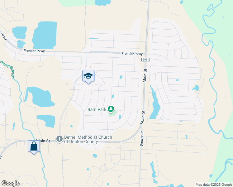 map of restaurants, bars, coffee shops, grocery stores, and more near 11421 Culberson Drive in Denton County