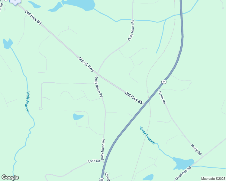 map of restaurants, bars, coffee shops, grocery stores, and more near 144 Old Highway 85 in Senoia