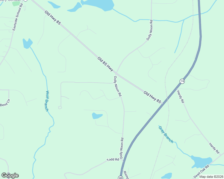 map of restaurants, bars, coffee shops, grocery stores, and more near 1477 Dolly Nixon Road in Senoia