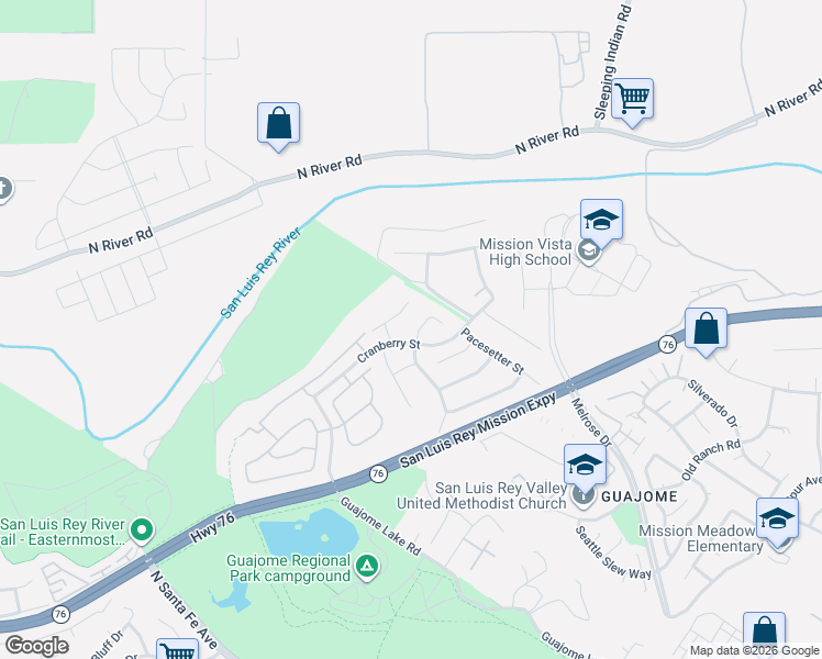 map of restaurants, bars, coffee shops, grocery stores, and more near 610 Edgewater Avenue in Oceanside