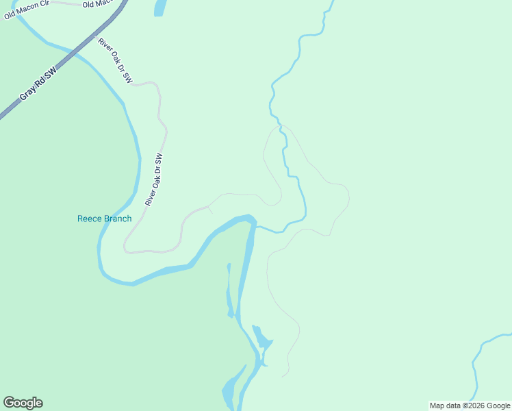 map of restaurants, bars, coffee shops, grocery stores, and more near 268 River Oak Drive Southwest in Eatonton