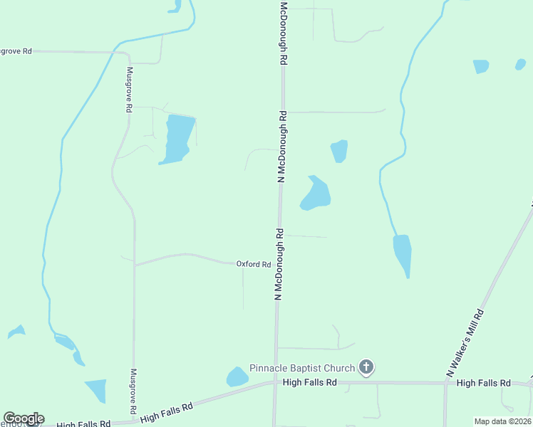 map of restaurants, bars, coffee shops, grocery stores, and more near 307 North McDonough Road in Griffin