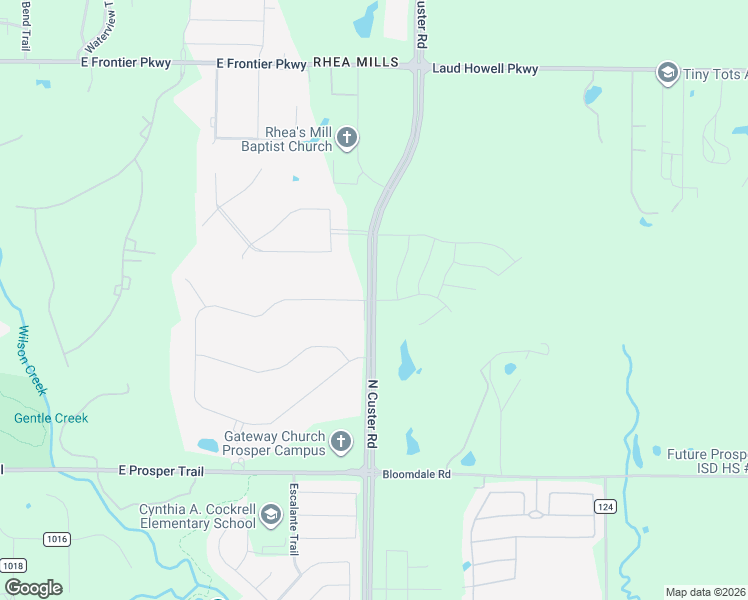 map of restaurants, bars, coffee shops, grocery stores, and more near Farm to Market Road 2478 in McKinney