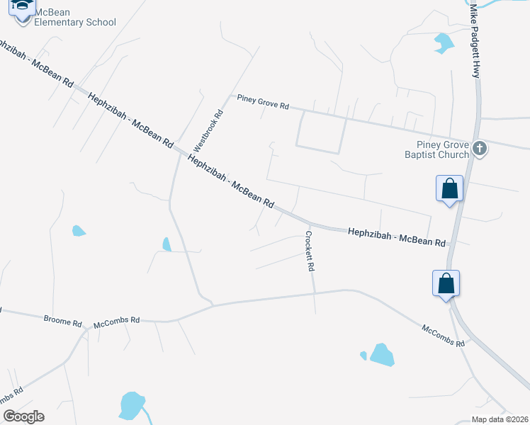 map of restaurants, bars, coffee shops, grocery stores, and more near 1014 Hephzibah - McBean Road in Hephzibah