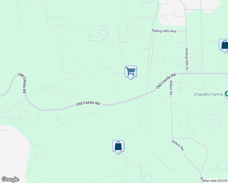 map of restaurants, bars, coffee shops, grocery stores, and more near 30144 Castlecrest Drive in Valley Center