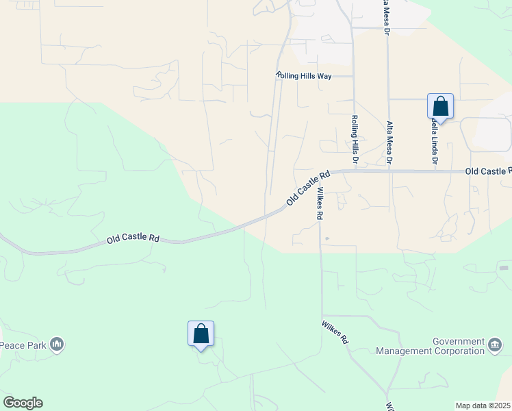 map of restaurants, bars, coffee shops, grocery stores, and more near 30038 Airflight Drive in Valley Center