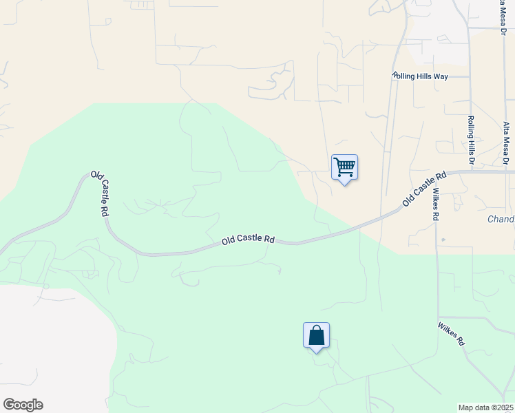 map of restaurants, bars, coffee shops, grocery stores, and more near 10650 Old Castle Road in Valley Center