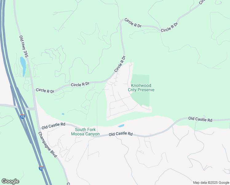 map of restaurants, bars, coffee shops, grocery stores, and more near 29747 Circle R Court in Escondido