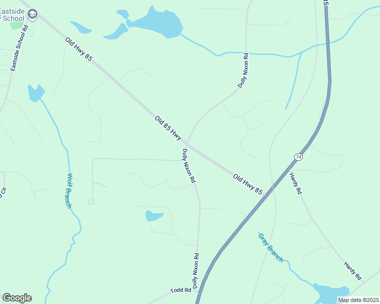 map of restaurants, bars, coffee shops, grocery stores, and more near 284 Old Highway 85 in Senoia