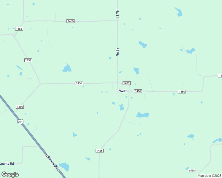 map of restaurants, bars, coffee shops, grocery stores, and more near 195 County Road 1450 in Mount Pleasant