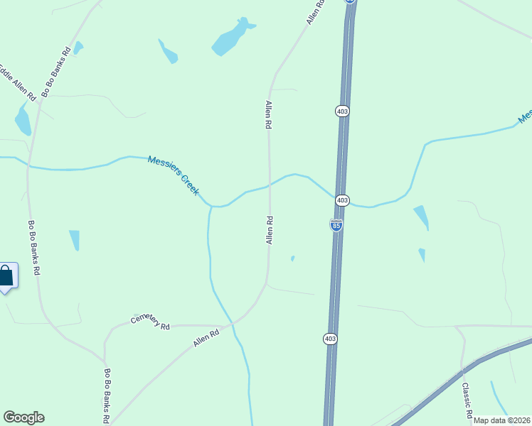 map of restaurants, bars, coffee shops, grocery stores, and more near 880 Allen Road in Grantville