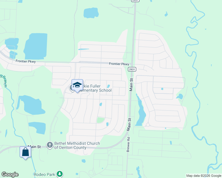 map of restaurants, bars, coffee shops, grocery stores, and more near 3017 Cobalt Drive in Krugerville