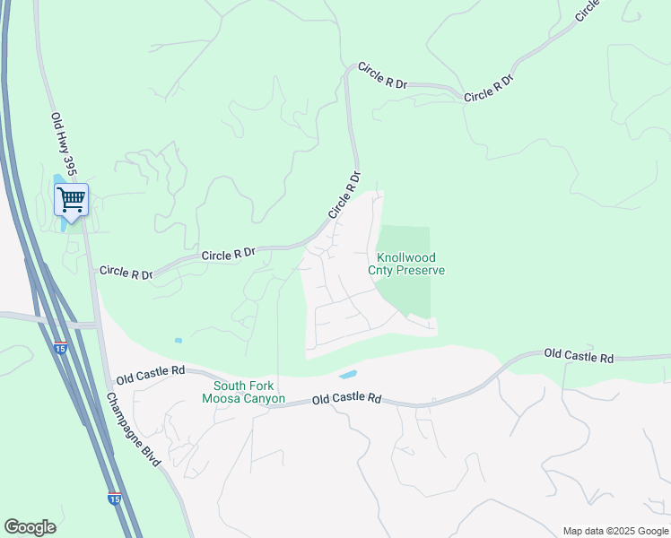 map of restaurants, bars, coffee shops, grocery stores, and more near 29785 Nandina Drive in Escondido
