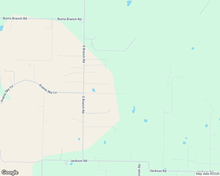 map of restaurants, bars, coffee shops, grocery stores, and more near 2752 South Branch Road in Krum