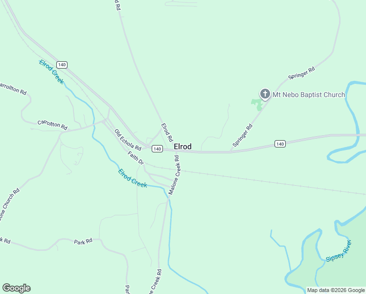 map of restaurants, bars, coffee shops, grocery stores, and more near in Elrod