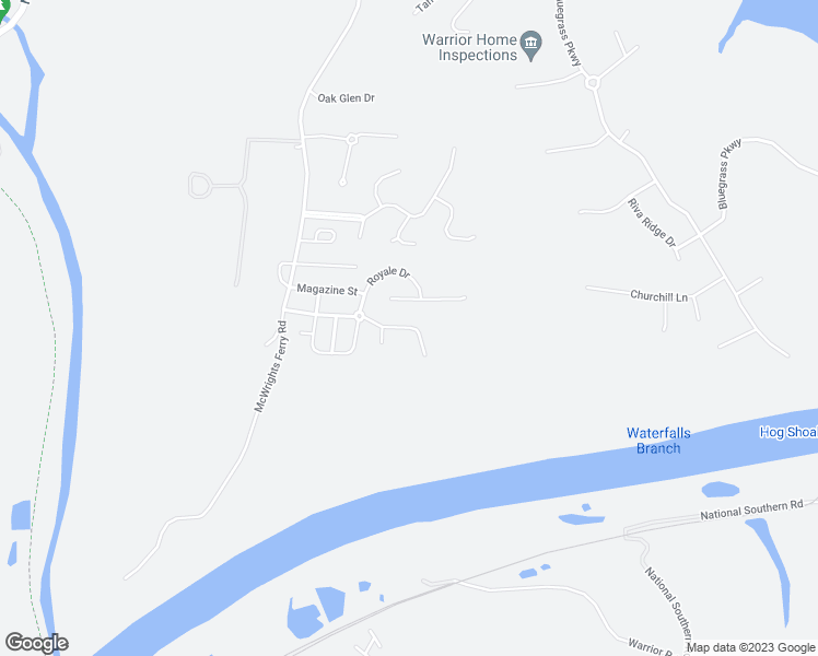map of restaurants, bars, coffee shops, grocery stores, and more near 3665 River Bluff Drive in Tuscaloosa