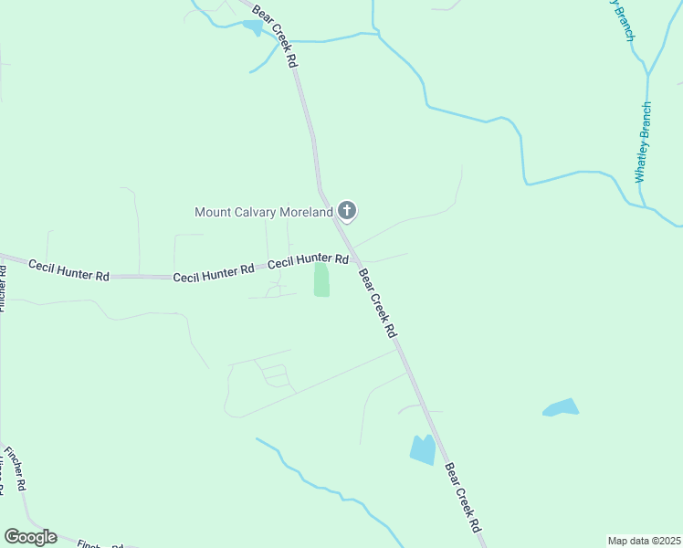 map of restaurants, bars, coffee shops, grocery stores, and more near 805 Cecil Hunter Road in Moreland