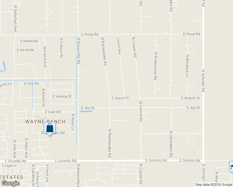 map of restaurants, bars, coffee shops, grocery stores, and more near 41587 North Rattlesnake Road in Queen Creek