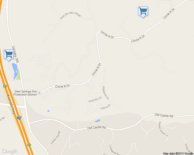 map of restaurants, bars, coffee shops, grocery stores, and more near 29711 Williams Valley Court in Escondido