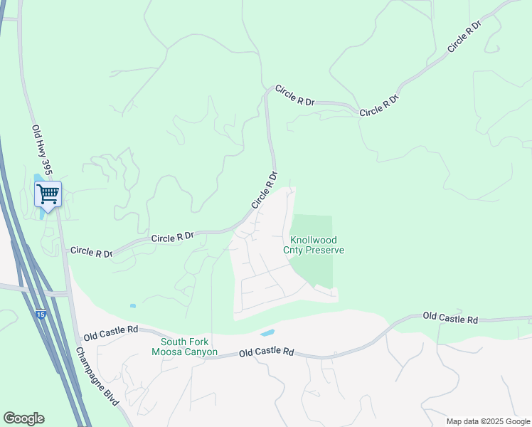 map of restaurants, bars, coffee shops, grocery stores, and more near 29711 Williams Valley Court in Escondido