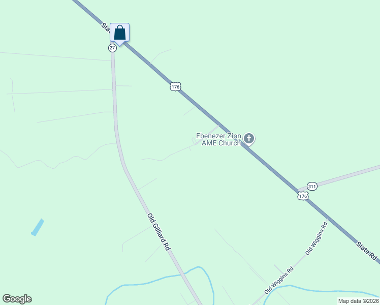 map of restaurants, bars, coffee shops, grocery stores, and more near 143 Eva Hill Lane in Holly Hill