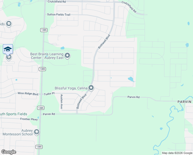 map of restaurants, bars, coffee shops, grocery stores, and more near in Denton