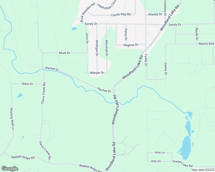 map of restaurants, bars, coffee shops, grocery stores, and more near 20451 Margie Drive in McCalla
