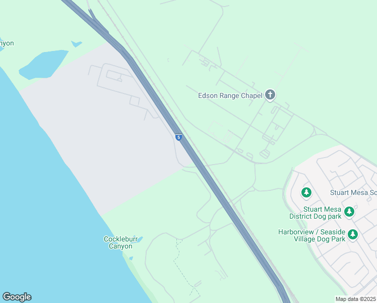 map of restaurants, bars, coffee shops, grocery stores, and more near Gunnery Sergeant John Basilone Memorial Freeway in Oceanside