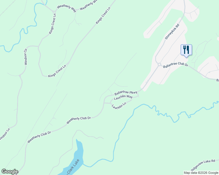 map of restaurants, bars, coffee shops, grocery stores, and more near 113 Lauchlin Way in Pelham